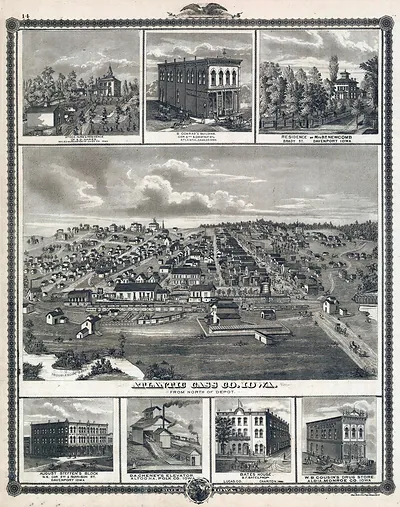 Iowa Scenes, Iowa, 1875