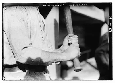 Baker's batting grip - photo - Bain / Bain