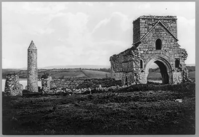 Ruins, Devenish Island, Lough Erne