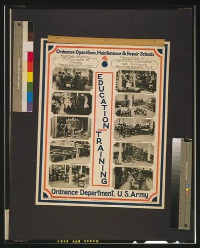 Education - training Ordnance operations, maintenance & repair schools, Ordnance Department, U.S. Army.