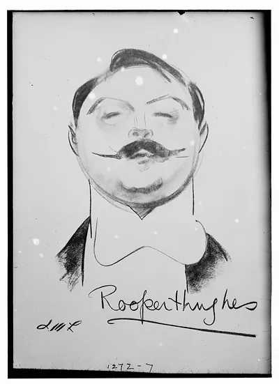 Rooper Hughes (caricature) by J.M. Flagg; Rupert Hughes / J.M. Flagg
