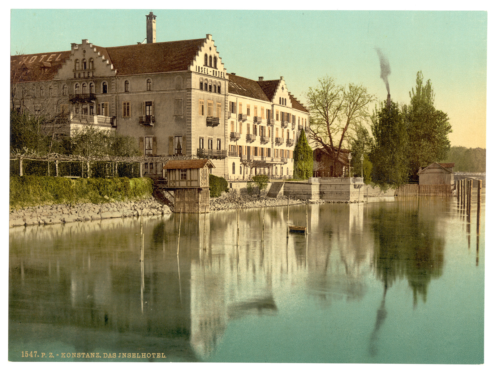 Insel Hotel Constance (i.e. Konstanz) Baden Germany, [between ca. 1890 and ca. 1900]. — historic print
