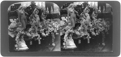 Sylph-like forms in the sculptors marble Worlds Fair St. Louis U.S.A.