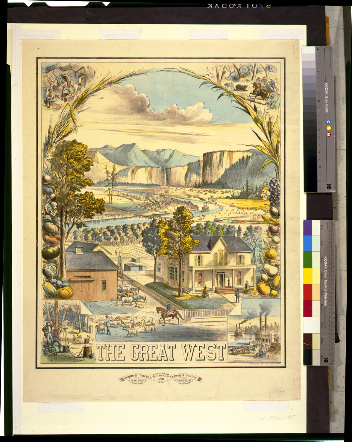 The great West, New York : published by Gaylord Watson and Tenney & Weaver, c1881. — antique lithograph