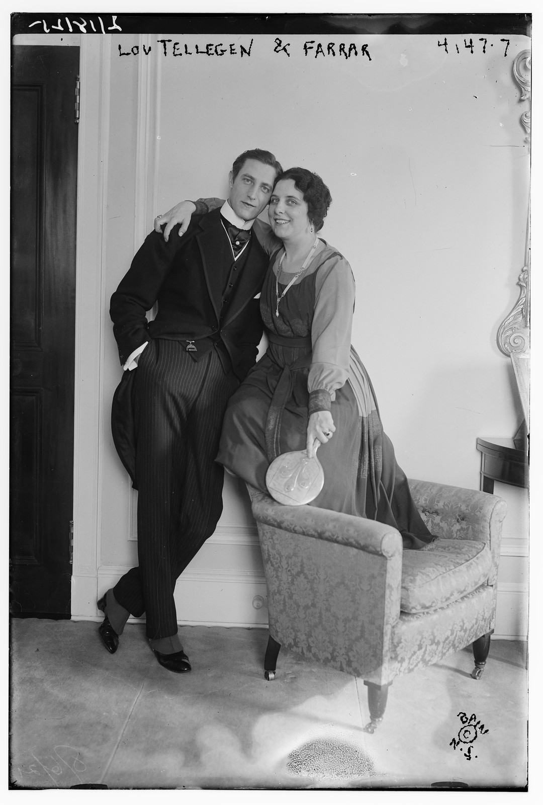 Lou Tellegen & Farrar, n/a — historic photograph