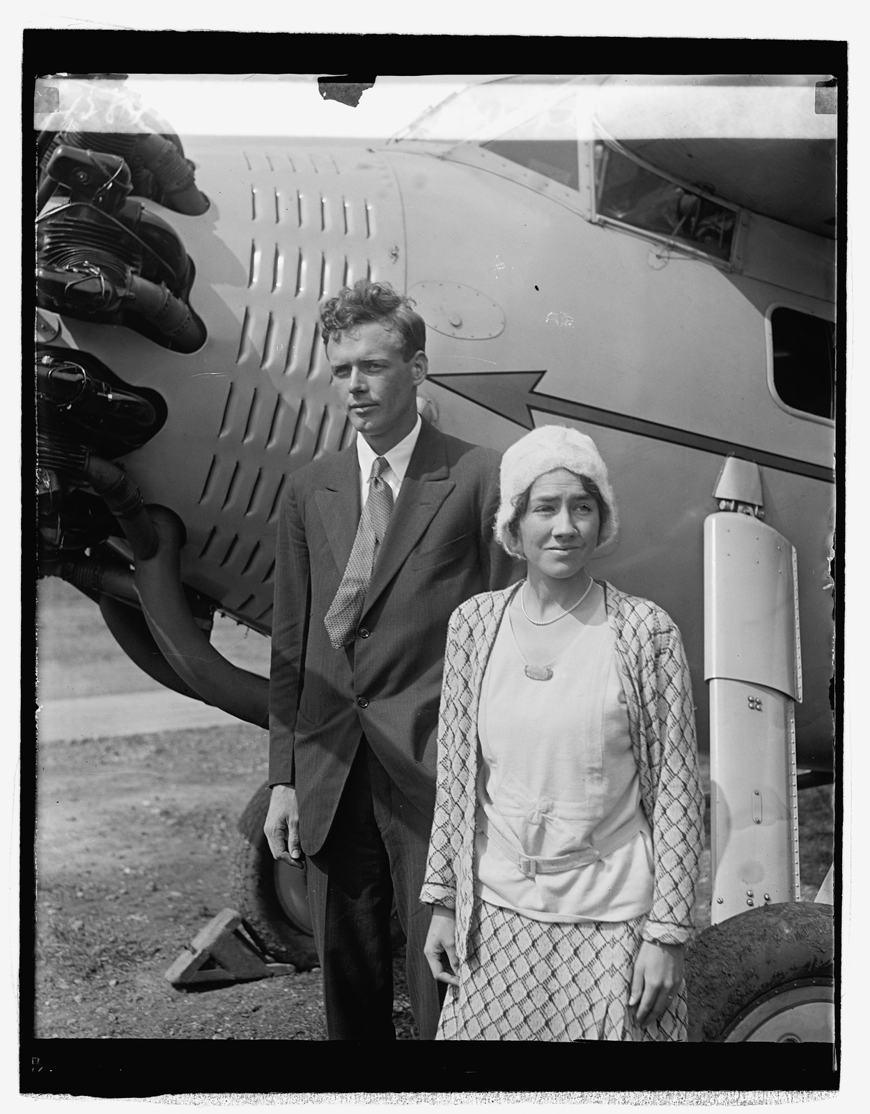 Lindbergh & wife, [9/18/29], [1929 September 18] — historic photograph