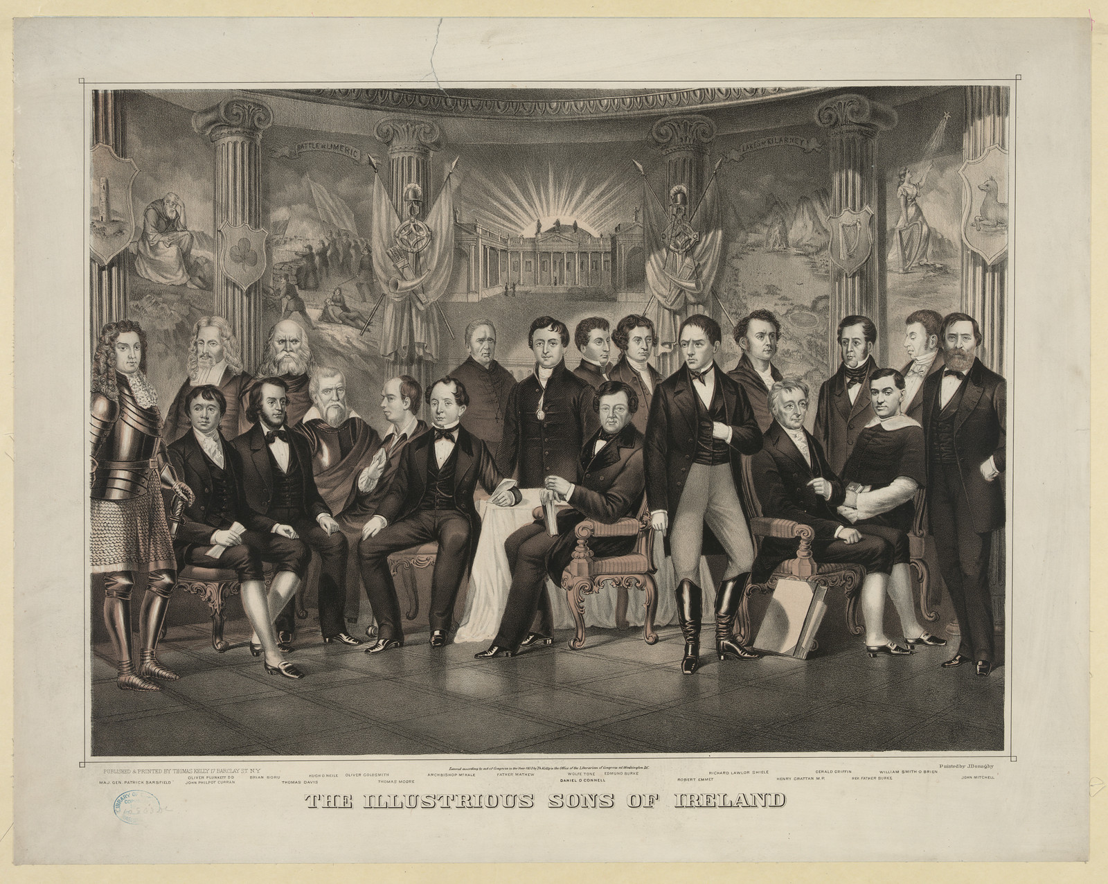 The Illustrious Sons of Ireland — historic image
