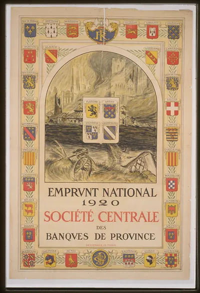Emprunt National 1920, Société Centrale des Banques de Province poster