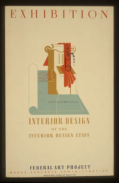 Exhibition Interior design by the interior design staff Federal Art Project Works Pro