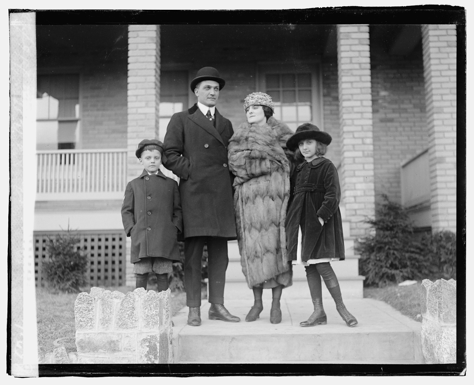 Bonet of family Capitini, 1/16/20, [19]20 January 16. — historic photograph
