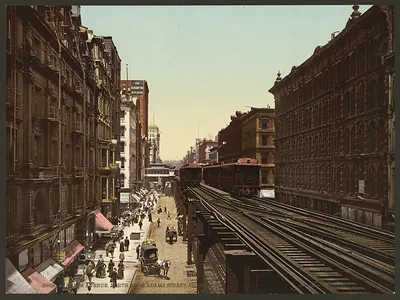 Wabash Avenue, North from Adams Street, Chicago