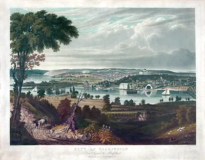 City of Washington from beyond the Navy Yard