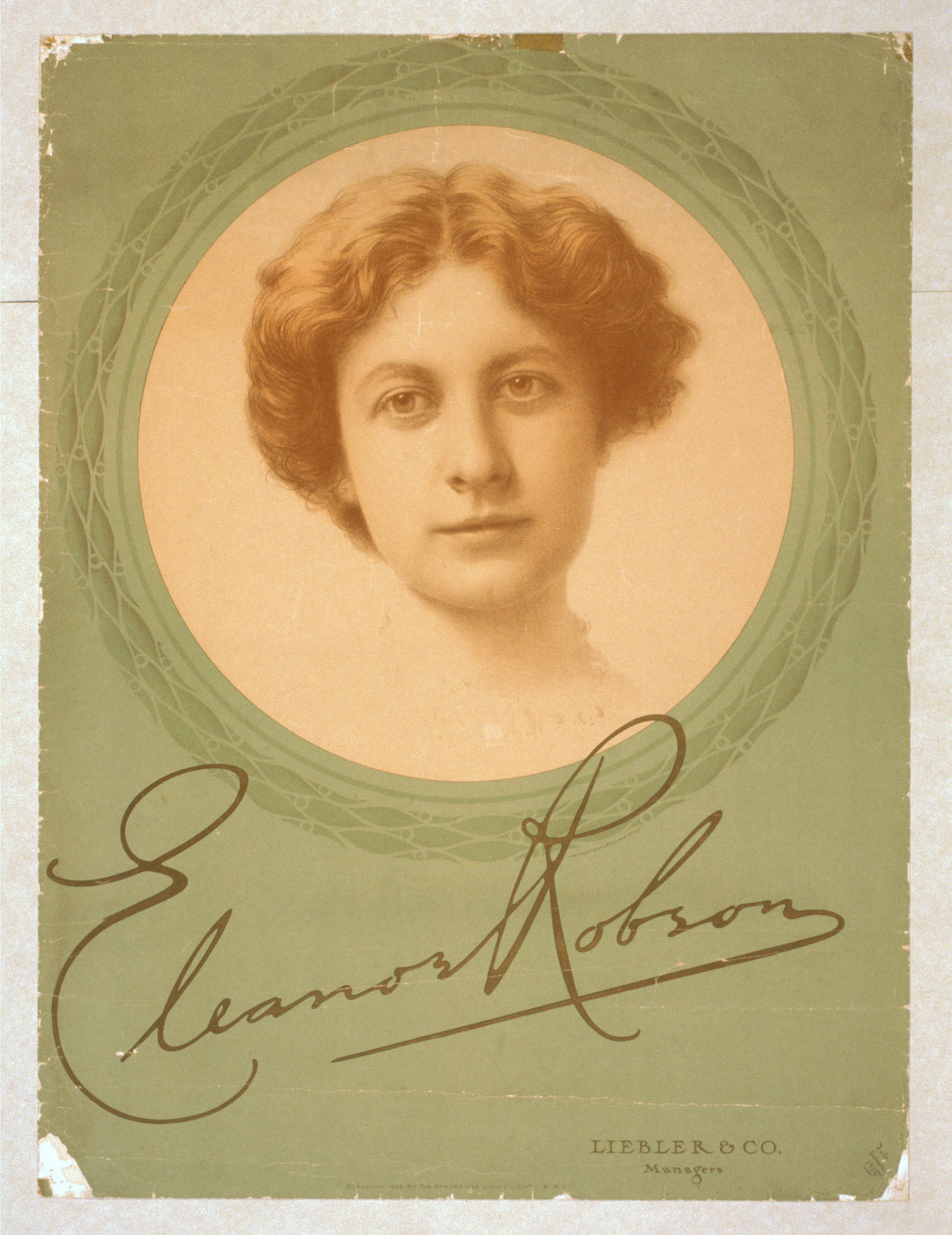 Eleanor Robson, 1905 — vintage poster