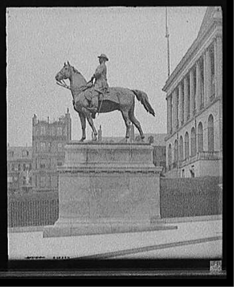 [Hooker statue, Boston, Mass.], [between 1900 and 1910] — historic photograph