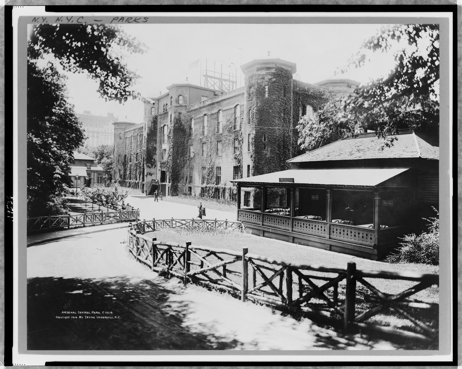Arsenal Central Park, c1914. — historic photograph