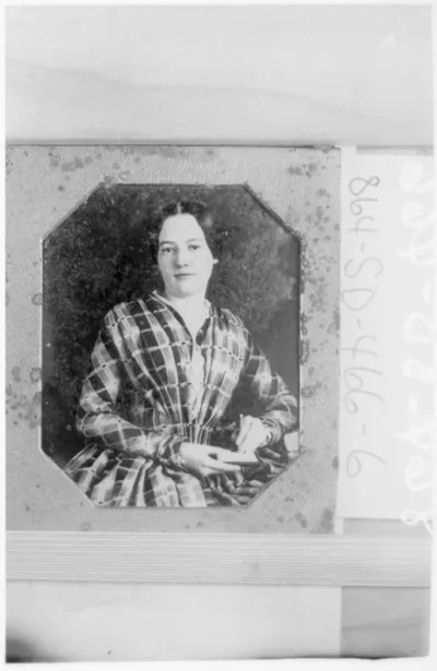 Believed to be: Julia Gardiner Tyler, wife of Pres. John Tyler