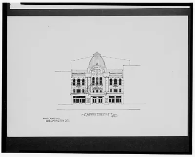 [Garrick Theatre, Market St. near 9th St., Wilmington, Delaware] / AFD 1929.