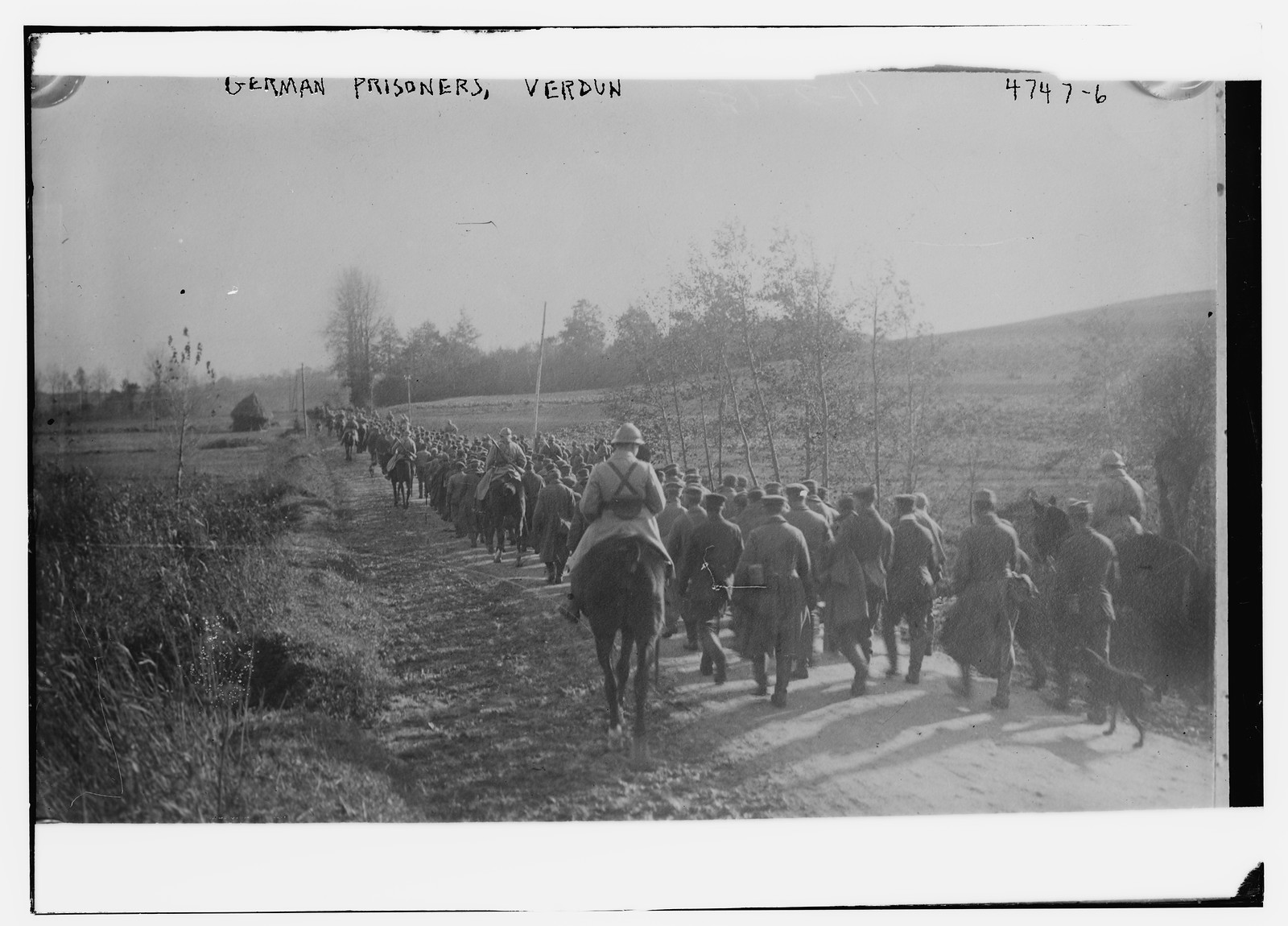 German prisoners, Verdun, n/a — historic photograph