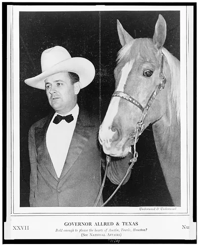 Governor Allred & Texas / Underwood & Underwood.