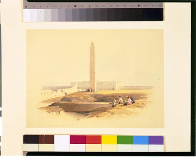 Obelisk at Alexandria commonly called Cleopatra's needle / David Roberts, R.A.