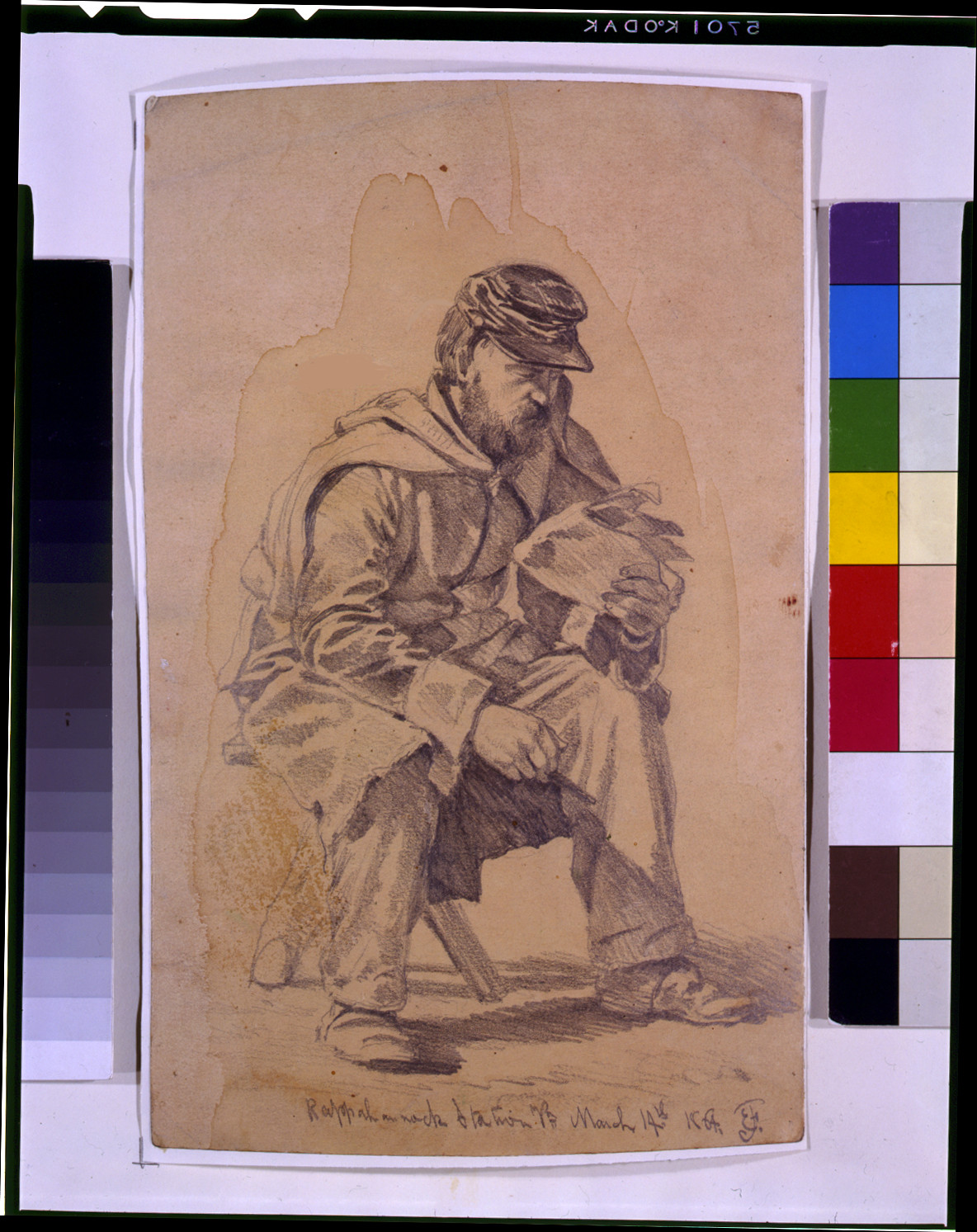 News from the front / EF., 1864 March 14. — historic drawing