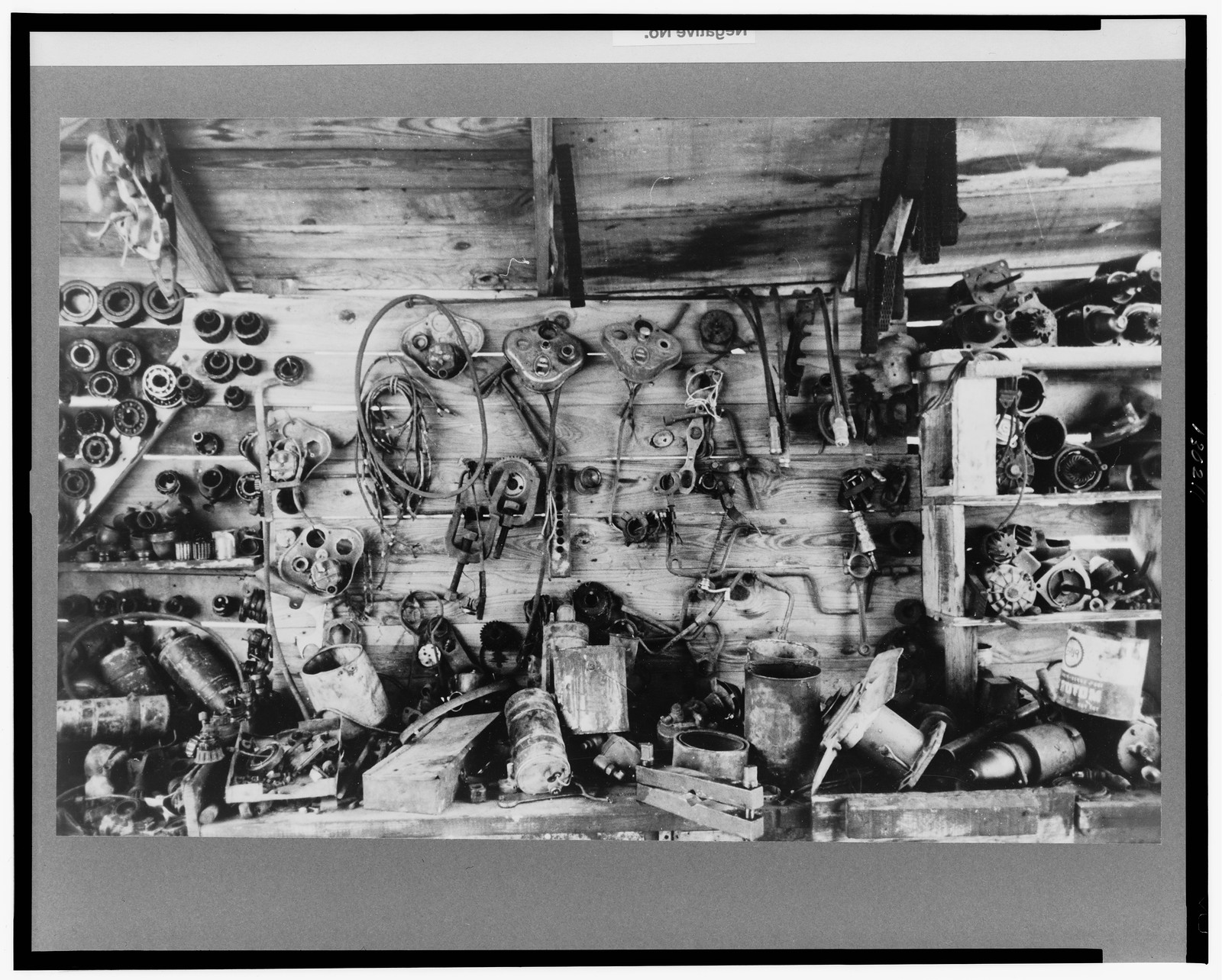 Automobile parts at junkyard near Abbeville, Louisiana, 1938 Nov. — historic photograph