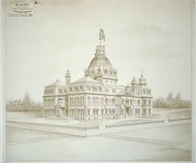 [Library of Congress, Washington, D.C. Perspective view]