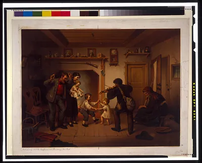 [Power of music] / chromo. of Duval & Hunter, Philadelphia ; Jas. F. Queen after A. Durcks.