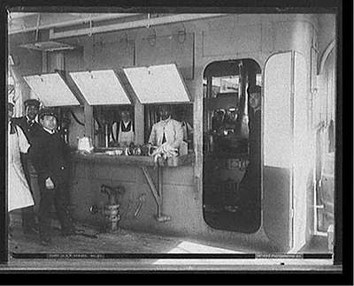 U.S.S. Newark galley
