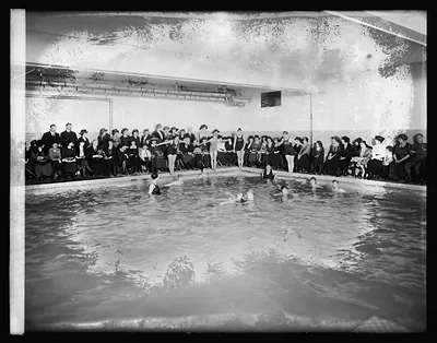 Red Cross swimming meet, Y.M.C.A.