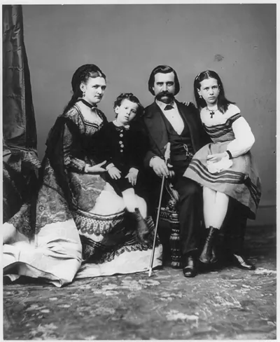 John Alexander Logan and family