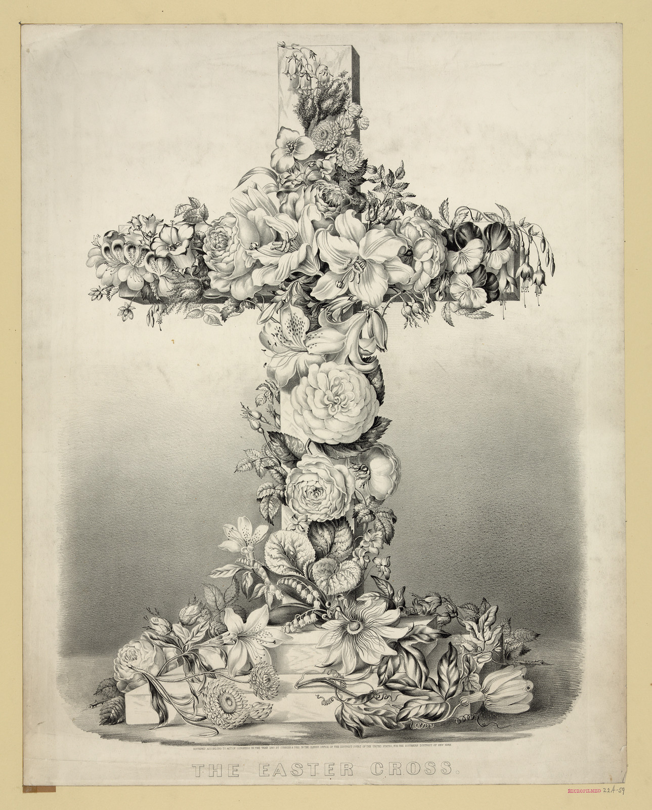The Easter Cross — historic image