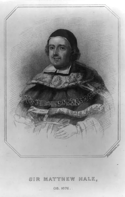 Sir Matthew Hale, 1609-1676