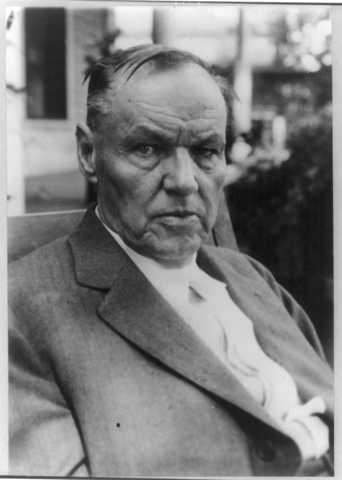 [Clarence Darrow, bust portrait, at Dayton, Tennessee, during Scopes trial] — historic photograph