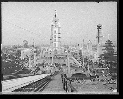 Dreamland at twilight, Coney Island, N.Y.