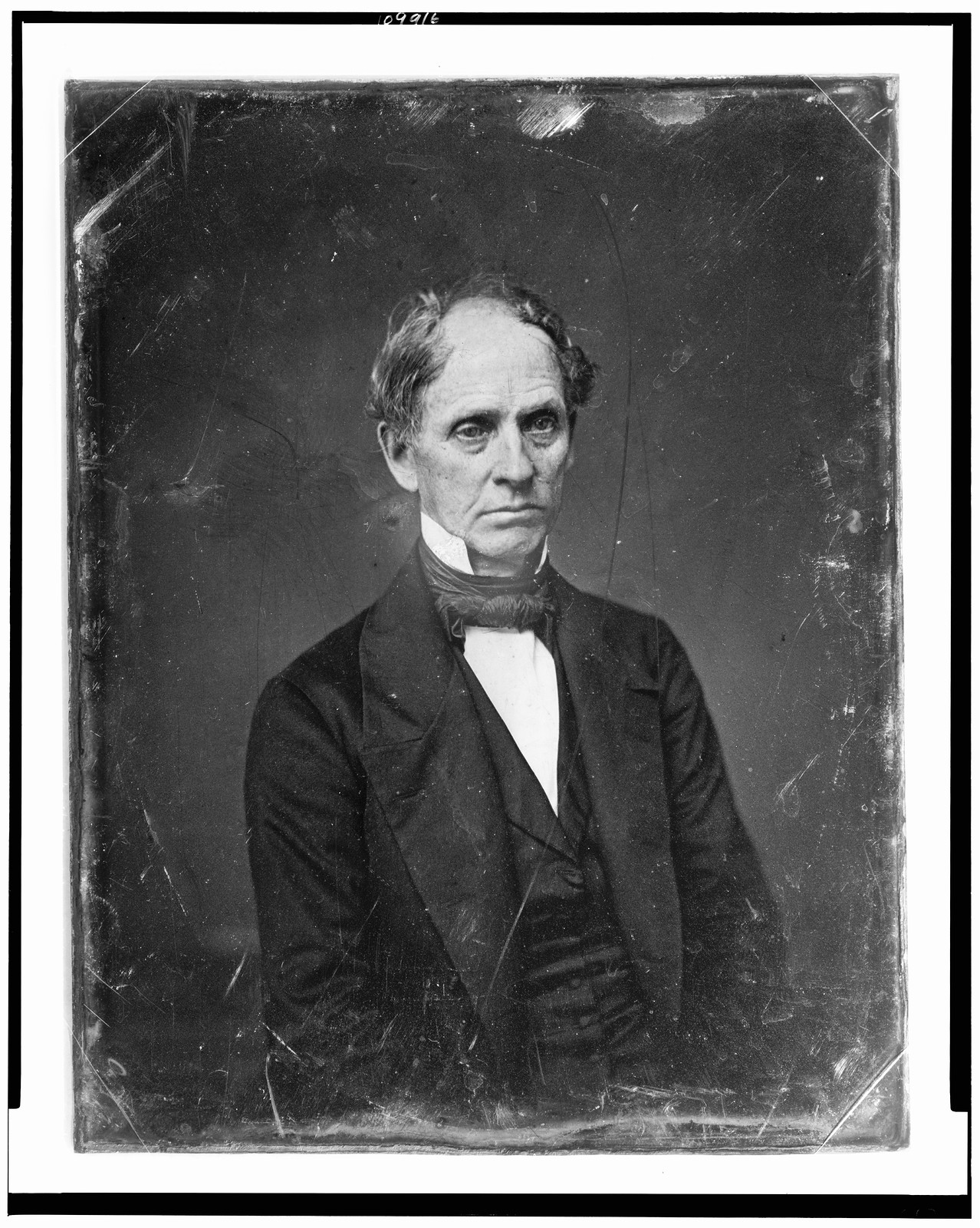 Unidentified man about, 1844 — historic photograph