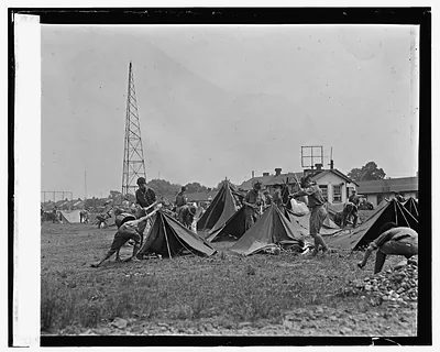 Boy Scouts at Bowling Field, 6/3/25