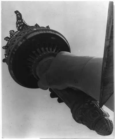 [The Statue of Liberty: Hand and torch of the statue]