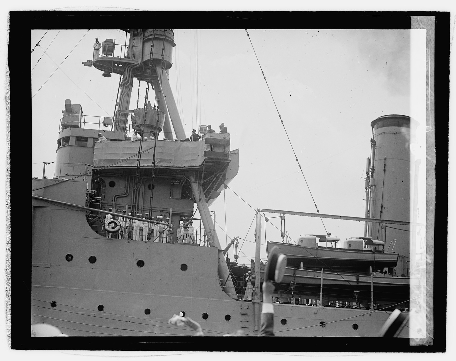 Lindbergh arriving at Navy Yd., 6/11/27, [19]27 June 11. — historic photograph