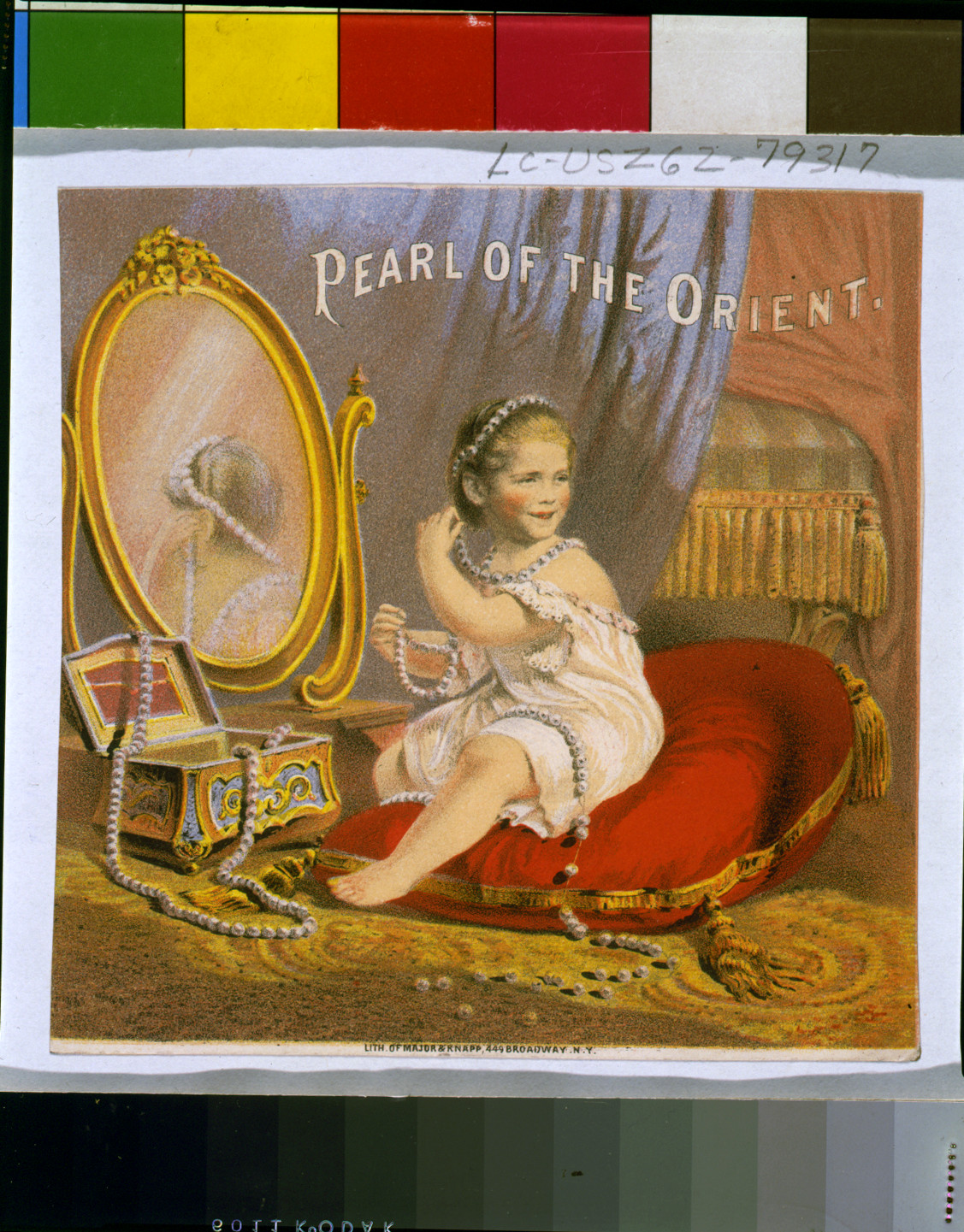 Pearl of the Orient / lith. of Major & Knapp, N.Y., [between 1860 and 1870(?)] — antique lithograph