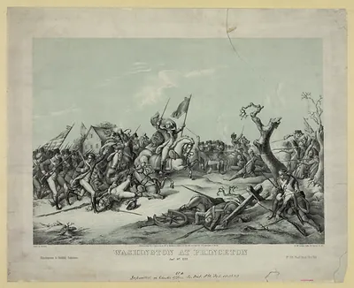 Washington at Princeton, Jan. 3d 1777