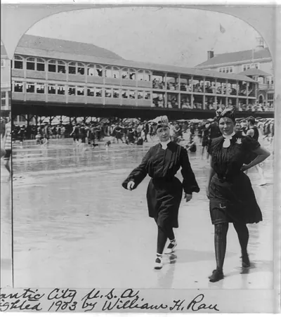 Only two of the endless throng, Atlantic City