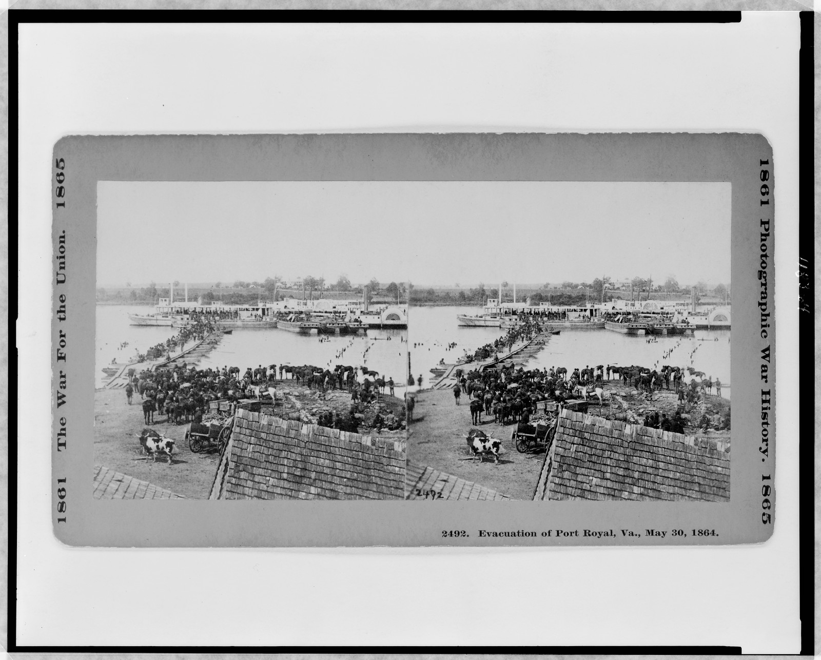 Evacuation of Port Royal, Va., May 30, 1864, Hartford, Conn. : Taylor & Huntington, 1864, [printed later] — historic photograph