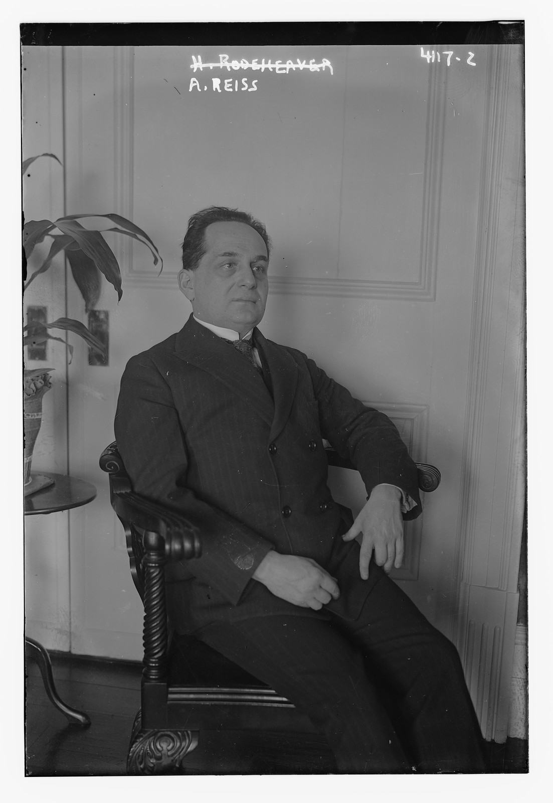 A. Reiss, n/a — historic photograph