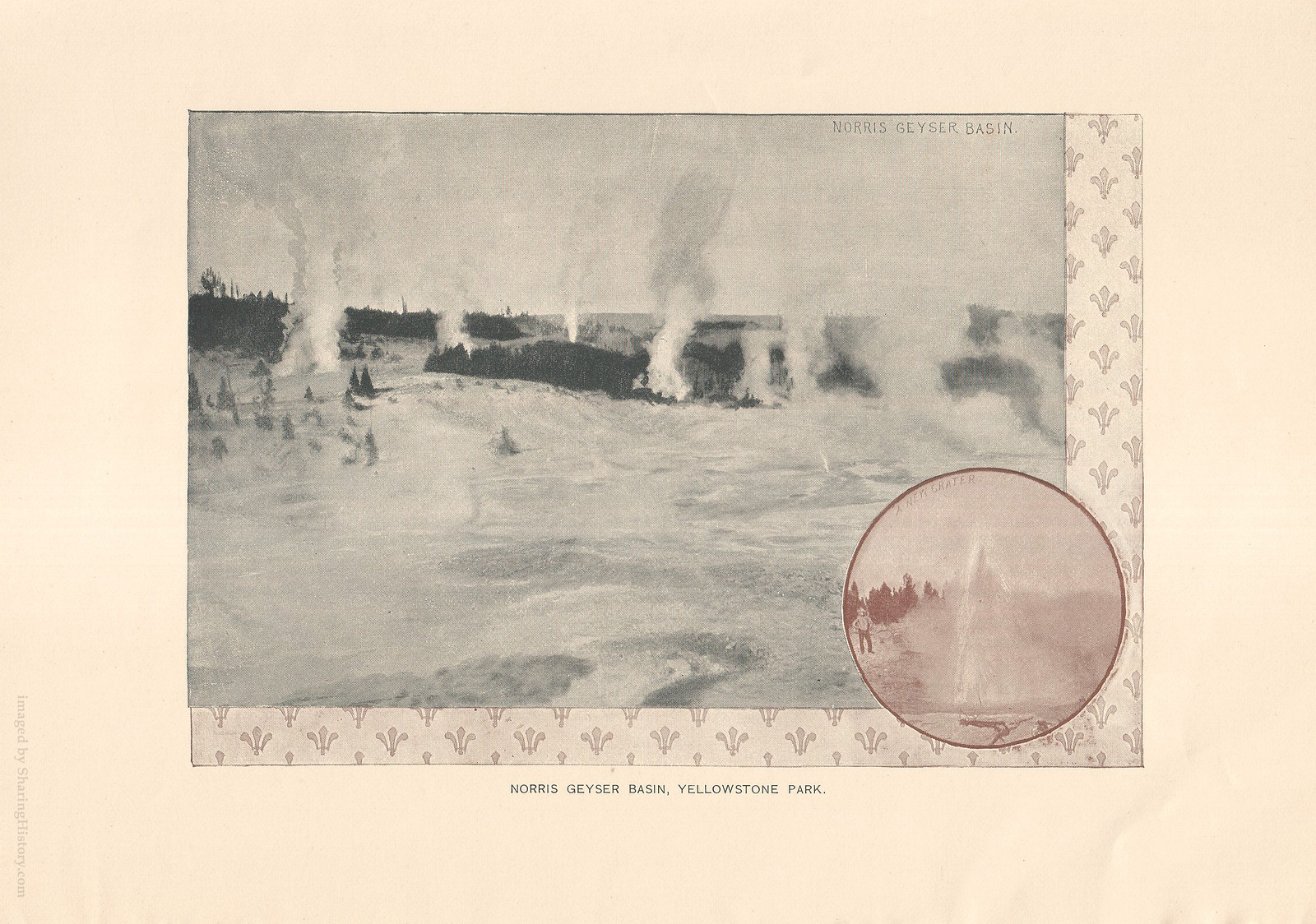 Norris Geyser Basin, Yellowstone Park — historic image