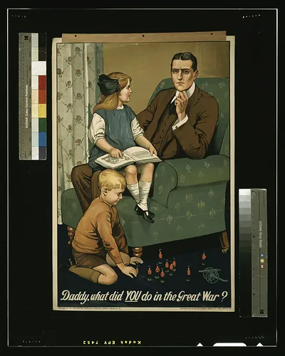 Daddy, what did you do in the great war? / designed and printed by Johnson, Riddle & Co., Ltd., London, S.E.