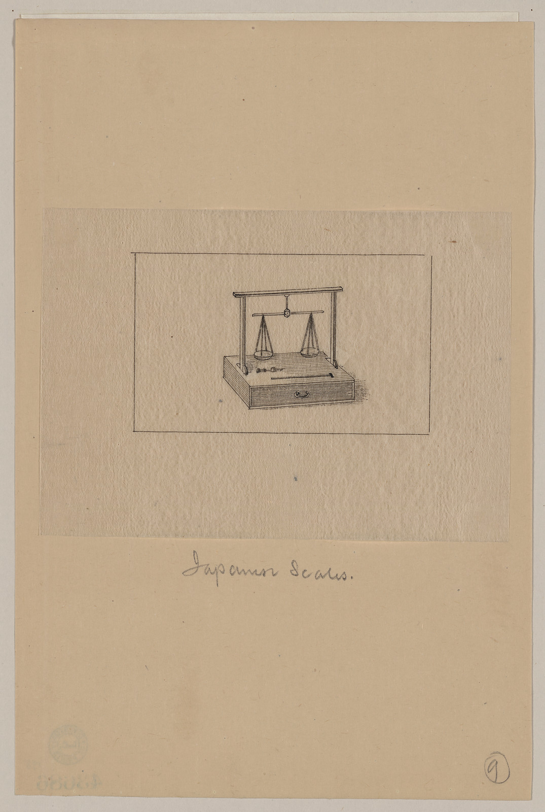 [Japanese drawing], 1750 — historic drawing