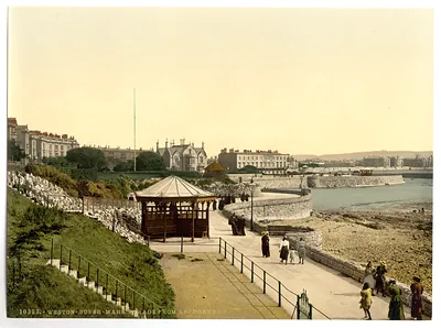 Parade (i.e. promenade) from Anchor Head Weston-super-Mare England