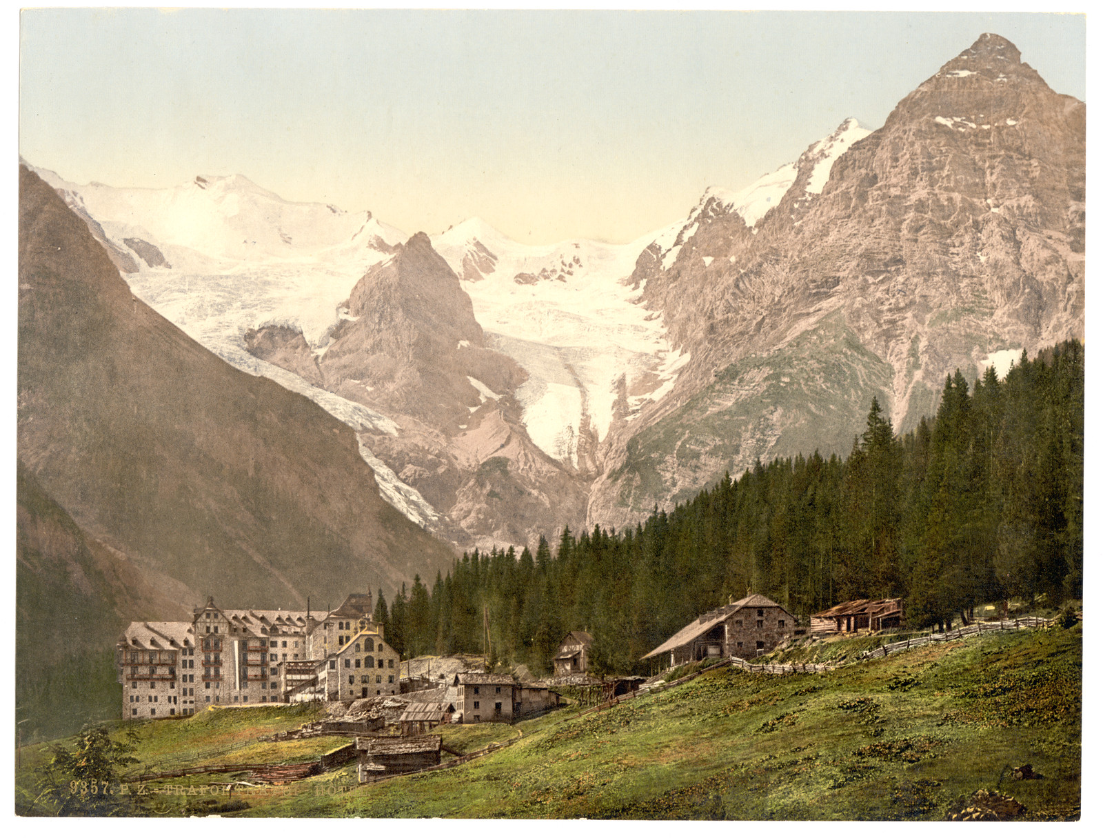 Trafoi Hotel Tyrol Austro-Hungary, [between ca. 1890 and ca. 1900]. — historic print