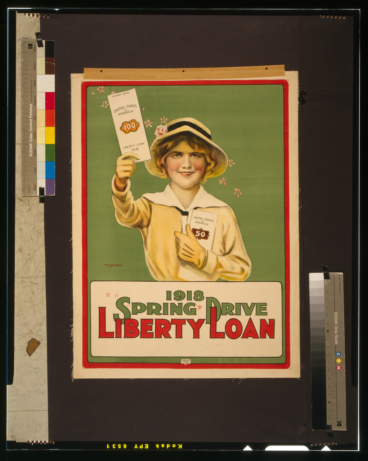 Liberty Loan 1918 Spring drive / Wilson-Craig., New York : Greenwich Litho. Co., 1918. — vintage poster